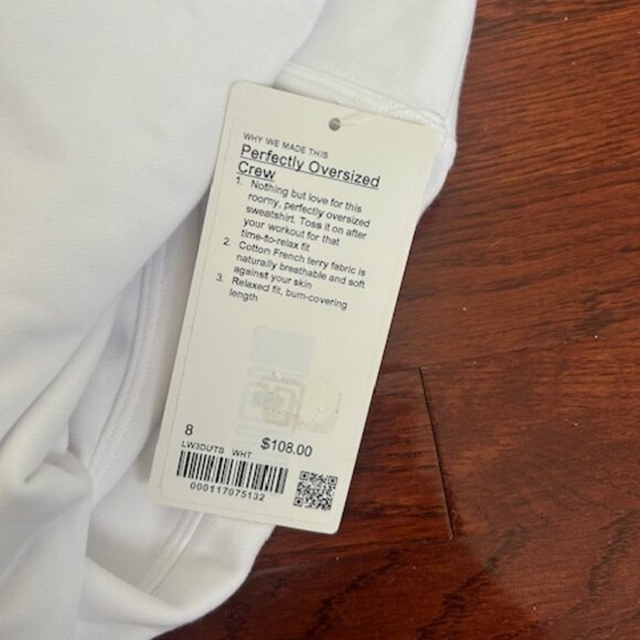 Lululemon Perfectly Oversized Crew Sweatshirt Size 8 - Picture 4 of 5